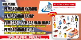 Dicari tenaga freelance utk menawarkan pest control