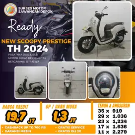 HONDA NEW SCOOPY PRESTIGE TH 2024 UNIT MULUS CASH KREDIT BERGARANSI