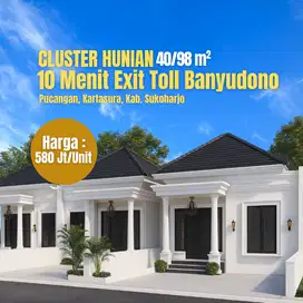 Rumah Pesan Bangun 10 Menit Exit Tol Banyudono – Hanya 580 Juta!