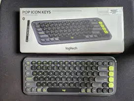 Logitech POP ICON KEYS Keyboard Bluetooth Wireless Easy-Switch