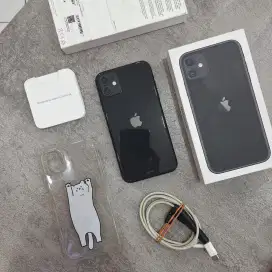 iPhone 11 128 iBox BH 83% Fulset mulus Original