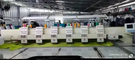 Mesin bordir komputer 6 kepala