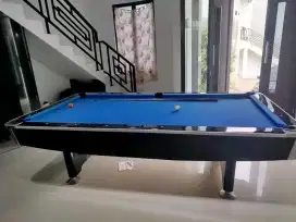 Meja Billiard 8 Feat Mulus Lengkap 2 stik 2 bola dan segitiga