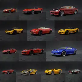 Paket Hot Wheels Ferrari Isi 13 LaFerrari 458 F430 360 California DLL