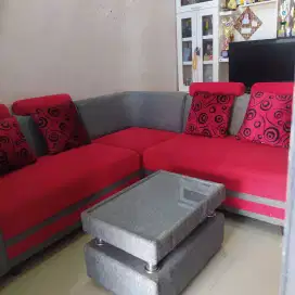 Sofa L sudut angsa