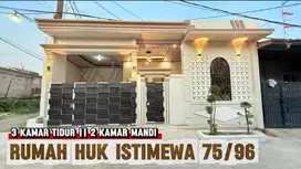 Dijual Rumah Huk 75/96 Desain Mewah