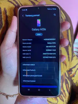 Samsung a03s ram 4/64 gb