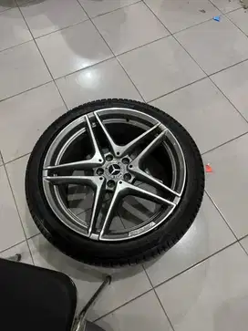 Velg AMG C63s R19 (Original/Asli) + Ban Michelin RFT
