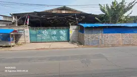Disewa gudang akses kontainer/wing box di jalan Perjuangan Bekasi