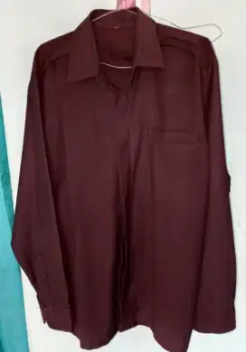 Baju safari lengan panjang