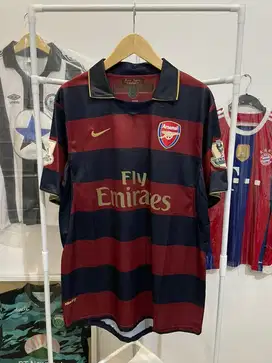 Jersey Arsenal Third Retro 2007-08 Nns Van Persie EPL Full Patch