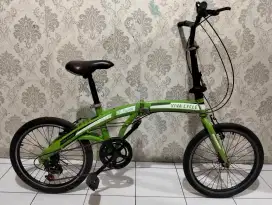Sepeda lipet ukuran 20 untuk usia 5 sampai 15 tahun