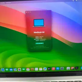 Macbook Air M1 13 Inch Ram 16 Ssd 512 layar 13 inch lengkap grey