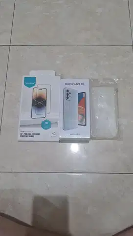 Samsung galaxy A23 5G baru gress segel free charger,temperglass,case