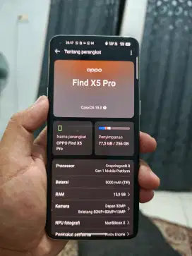 Oppo find x5 pro 8/256 mulus