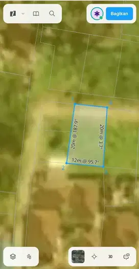 Tanah 206m² Strategis di Singapadu Ubud Gianyar