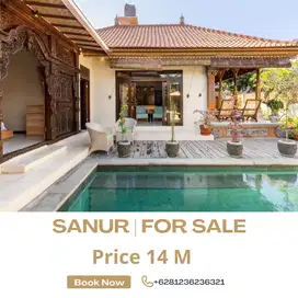 (G83) VILLA DI SANUR DEKAT PANTAI FULL FURNISHED