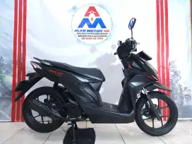 HONDA BEAT DELUXE TH 2024 LIKE NEW LOW KM 8K HITAM DOFF EMBLEM MERAH