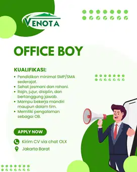 Dicari Office Boy