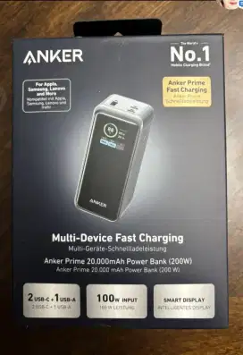 Powerbank Anker Prime 200W 20000mAh