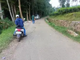 Jual tanah pingir jalan luas 130tmbk srt SHM lokasi gambung ciwidey