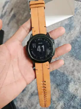 Garmin fenix 6x saphire black leather fulset