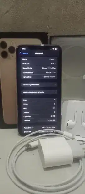 Iphone 11 Pro Max 64GB Inter Wifi Only FULLSET
