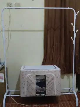 Rak gantung Baju serbaguna dan Lemari kain portable