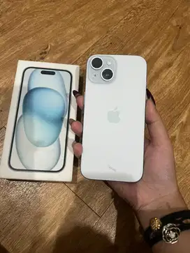 iPhone 15 128gb Blue Garansi Resmi iBox Fullset Nominus