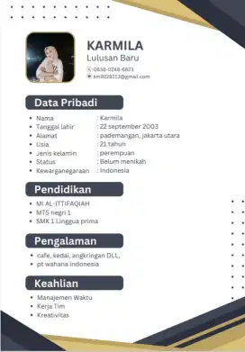 tolong info loker nya