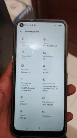 Handphone OPPO A54 RAM 4/128