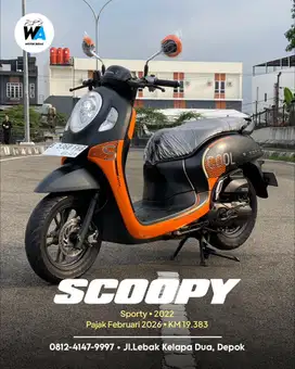 Cash/Kredit Honda Scoopy Sporty Tahun 2022