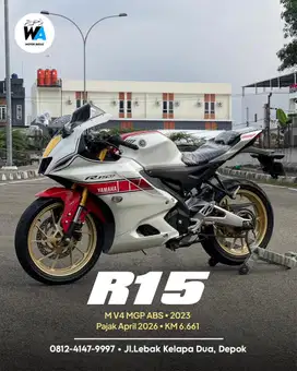 DP 500 RIBU Yamaha R15 M V4 Connected WGP Abs 2022 Cash/Kredit