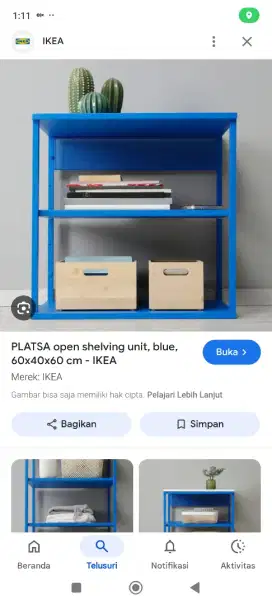 Rak serbaguna platsa ikea