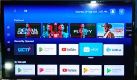 TV LED 32 INC POLYTRON Smart Android YouTube NetFlix Ors Bagus&Normal