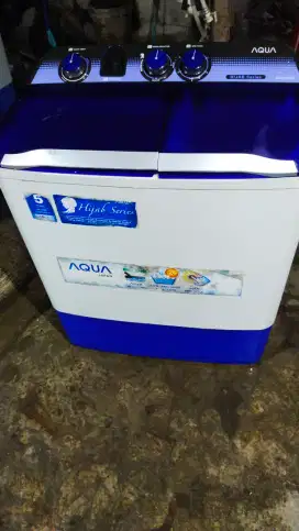 Mesin cuci Aqua kapasitas 8,8kg Normal semua tinggal langsung pakai