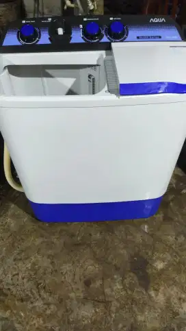 Mesin cuci Aqua kapasitas 7,8kg Normal semua mesin ori