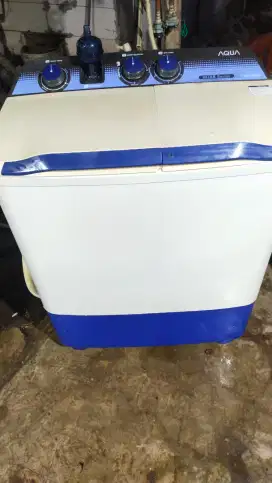 Mesin cuci Aqua kapasitas 8,5kg Normal semua tinggal langsung pakai