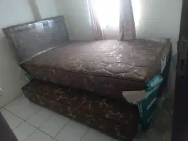 Dijual cepat, spring bed susun baru 90%