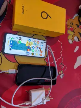 Realme 6 ram 8/128 fullset mulus