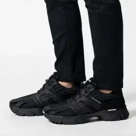 Balenciaga Phantom Sneakers Monocolor Fabric and Mesh Black