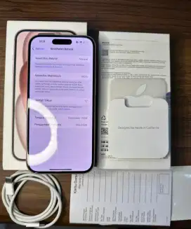 Iphone 15 128gb pink ibox bh 100 garansi on panjang