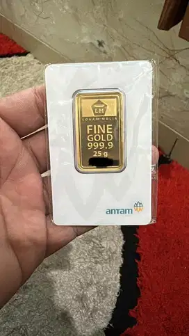 Emas Antam Logam Mulia 25 gram