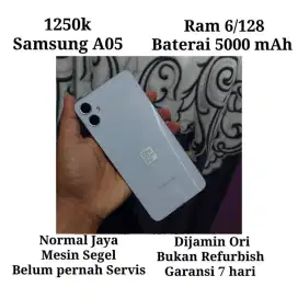 Samsung A04 6/128 normal jaya bergaransi dijamin ORI bukan refurbish