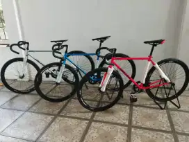 Sepeda Fixie rakitan baru frame dari United