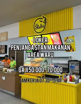 LOKER PENJAGA STAN MAKANAN