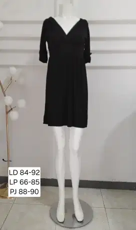Dress terusan kaos tebal preloved belum pernah dipakai