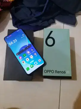 Oppo reno 6 5G 8/128, fullst mluss 95%, lancar jyaaa no kndala