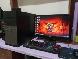 Pc gaming intel core i5 / vga nvidia 2gb / ram 8gb / monitor 19inch