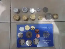 Uang Koin Rupiah & Jerman